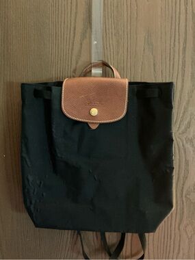 Longchamp Small Black Backpack